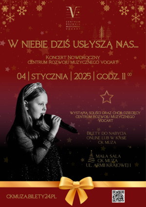 W niebie dziś usłyszą nas – Koncert Noworoczny Centrum Rozwoju Muzycznego „VOCART”