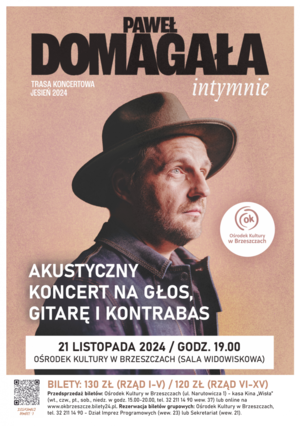 Koncert - Paweł Domagała - Intymnie