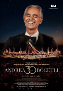 Bilety na wydarzenie - Andrea Bocelli. Wielki jubileusz 30-lecia występów – retransmisja nowego koncertu z Teatro del Silenzio w toskańskiej Lajatico, Lubin