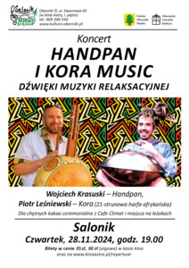 Bilety na wydarzenie - HANDPAN & KORA MUSIC- MAGICZNE DŹWIĘKI MUZYKI, Oborniki Śląskie