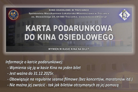 Bilety na wydarzenie - KARTA PODARUNKOWA, Trzcianka