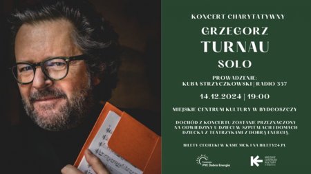 Bilety na wydarzenie - Grzegorz Turnau SOLO | koncert charytatywny, Bydgoszcz