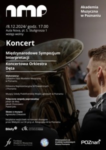 Bilety na wydarzenie - Koncert wieńczący Międzynarodowe Sympozjum Interpretacji KONCERTOWA ORKIESTRA DĘTA, Poznań