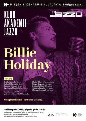 Klub Akademii Jazzu - BILLIE HOLIDAY