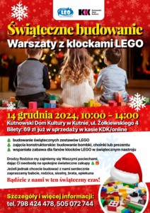 Bilety na wydarzenie - Świąteczne warsztaty z LEO, Kutno