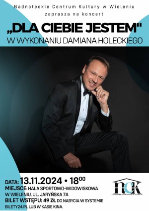 Koncert Damiana Holeckiego "Dla Ciebie jestem"