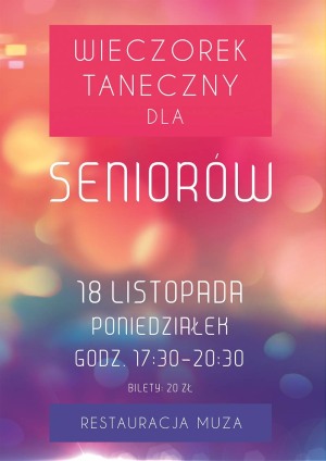 Wieczorek Taneczny dla Seniorów