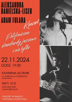 Polifoniczne standardy jazzowe i nie tylko | Koncert Adam Fulara i Aleksandra Danielska-Lisek