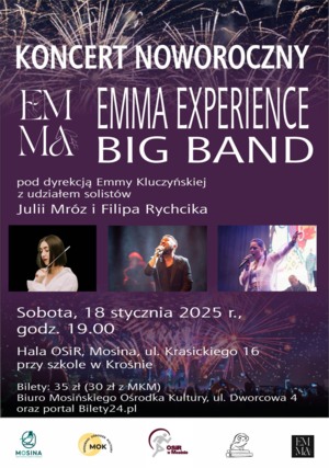 KONCERT NOWOROCZNY Emma Experience Big Band