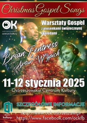 CHRISTMAS GOSPEL SONGS | Warsztaty Gospel-Brian Fentress i Artur Wypich