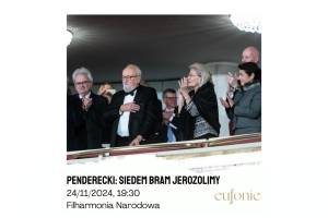 Eufonie 2024 - Penderecki: Siedem bram Jerozolimy