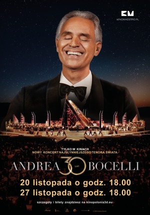 Andrea Bocelli. Wielki jubileusz 30-lecia występów