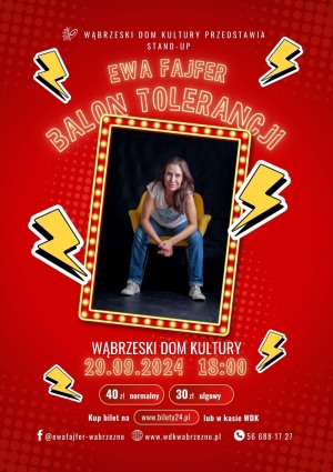 Stand up Ewa Fajfer Balon Tolerancji 