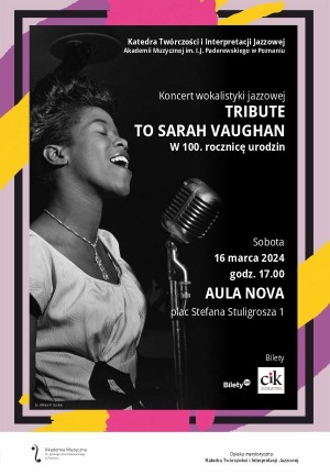 Tribute to Sarah Vaughan w 100. rocznicę urodzin