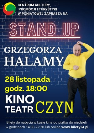 STAND UP: GRZEGORZ HALAMA  |Poniatowa