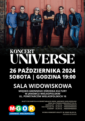 Koncert ZESPOŁU UNIVERSE