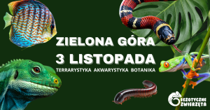 Egzotyczne Zwierzęta ZIELONA GÓRA - 3 listopada TERRARYSTYKA AKWARYSTYKA BOTANIKA