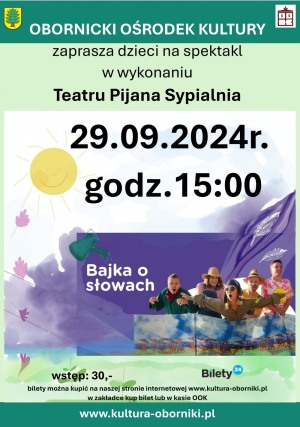 Teatr Pijana Sypialnia dla dzieci BAJKA O SŁOWACH