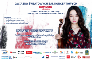 Koncert charytatywny Bomsori Kim Poznań 6 września 2024