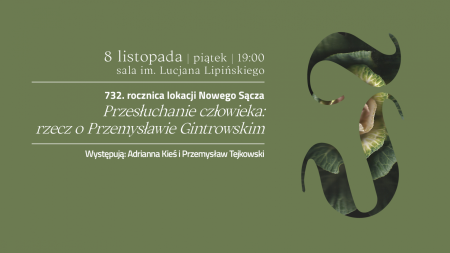 Bilety na wydarzenie - Przesłuchanie człowieka: rzecz o Przemysławie Gintrowskim | XXX Sądecki Festiwal Muzyczny IUBILAEI CANTUS, Nowy Sącz