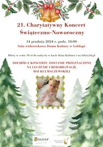 Bilety na wydarzenie - 21. CHARYTATYWNY KONCERT ŚWIĄTECZNO-NOWOROCZNY, Gołdap