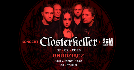 Bilety na wydarzenie - Koncert Closterkeller, Grudziądz