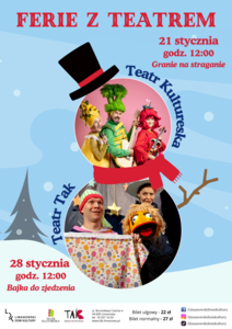 Bilety na wydarzenie - Ferie z teatrem - Bajka do zjedzenia, Limanowa