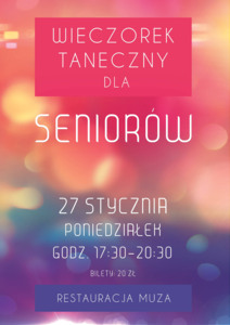 Bilety na wydarzenie - Wieczorek Taneczny dla Seniorów, Lubin