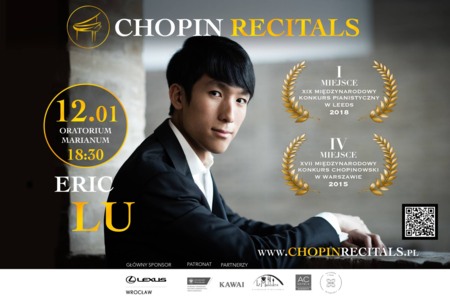 Bilety na wydarzenie - ERIC LU - CHOPIN RECITALS, Wrocław