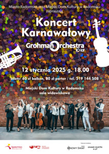 Bilety na wydarzenie - KONCERT KARNAWAŁOWY GROHMAN ORCHESTRA, Radomsko