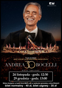 Bilety na wydarzenie - Andrea Bocelli. Wielki jubileusz 30-lecia występów, Wągrowiec