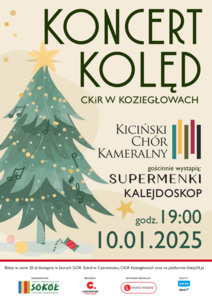 Bilety na wydarzenie - Koncert Kolęd: Kiciński Chór Kameralny, Supermenki, Kalejdoskop, Koziegłowy