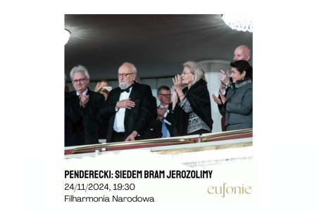 Bilety na wydarzenie - Eufonie 2024 - Penderecki: Siedem bram Jerozolimy, Warszawa
