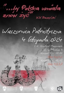 Bilety na wydarzenie - Wieczornica Patriotyczna "...by Polska umiała znów żyć" , Grodzisk Mazowiecki