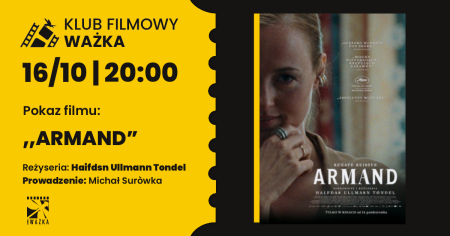 Bilety na wydarzenie - ARMAND (napisy) | w ramach KLUBU FILMOWEGO WAŻKA, Niepołomice