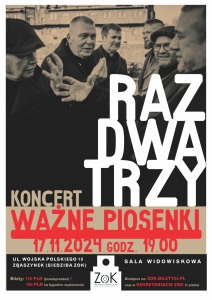 Bilety na wydarzenie - RAZ, DWA, TRZY - WAŻNE PIOSENKI , Zbąszynek