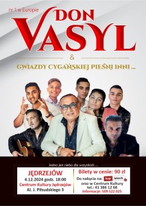 Bilety na wydarzenie - Don Vasyl i Gwiazdy Cygańskiej Pieśni, Jędrzejów