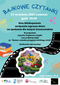 Bilety na wydarzenie - Bajkowe czytanki - Bamse: malutka przygoda wielkiego misia, Buk