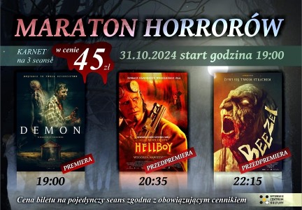 MARATON HORRORÓW - KARNET