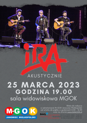 IRA akustycznie TRIO | Janowiec Wielkopolski