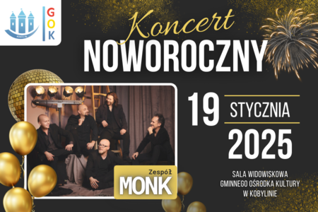 Bilety na wydarzenie - KONCERT NOWOROCZNY - ZESPÓŁ MONK, Kobylin