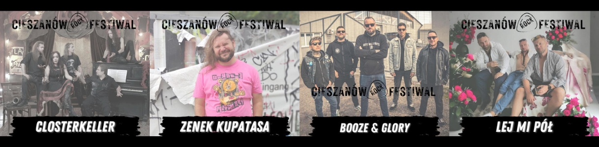 Cieszanów Rock Festiwal Artyści