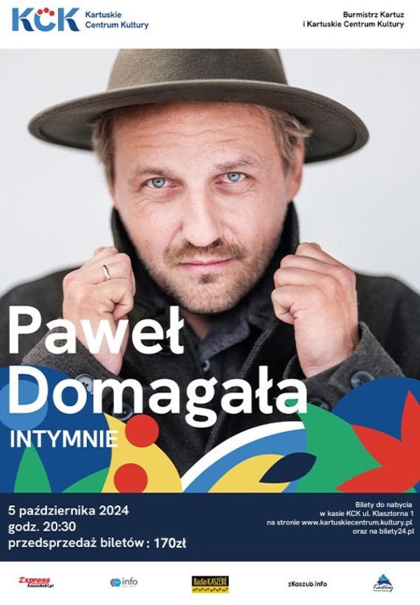 Plakat do wydarzenia: Paweł Domagała - Intymnie