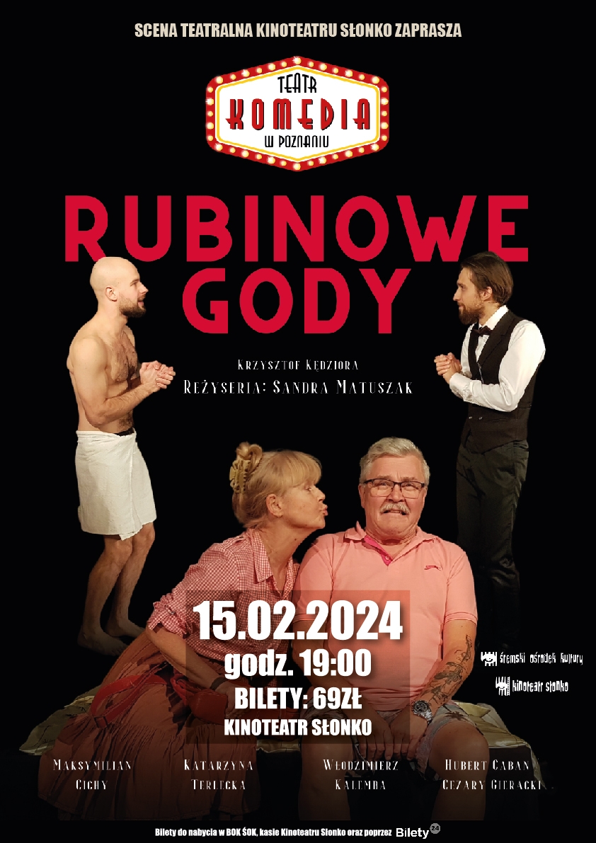 Bilety24 – Teatr Komedia - Rubinowe gody, Śrem